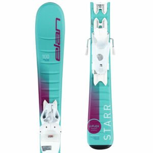 Elan STARR QS + EL 7.5 GW Dětské sjezdové lyže, tyrkysová, velikost 130