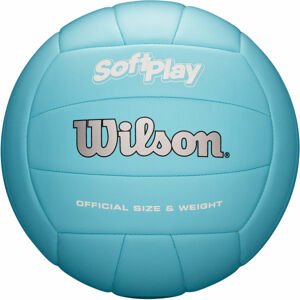 Wilson SOFT PLAY VOLLEYBALL Volejbalový míč, modrá, velikost
