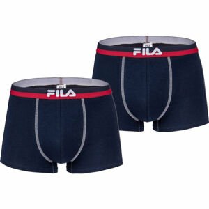 Fila MAN BOXERS 2 PACK Pánské boxerky, tmavě modrá, velikost M