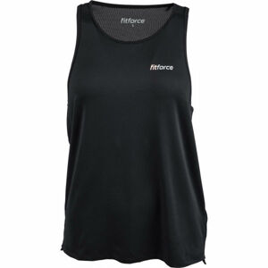 Fitforce VENICE Dámský fitness top, černá, veľkosť L