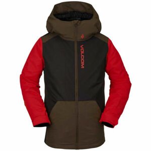 Volcom VERNON INS Dětská zimní bunda, černá, velikost