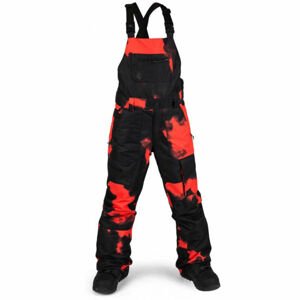 Volcom BARKLEY BIB OVERALL Dětské lyžařské kalhoty, černá, veľkosť M