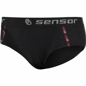 Sensor MERINO AIR Dámské kalhotky, černá, veľkosť M