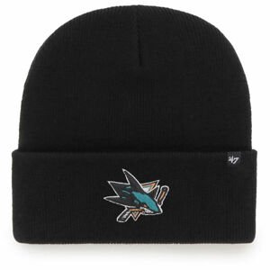 47 NHL SAN JOSE SHARKS HAYMAKER '47 CUFF KNIT BLK Zimní čepice, černá, veľkosť UNI