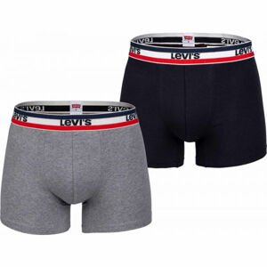 Levi's MEN SPRTSWR LOGO BOXER BRIEF 3P Pánské boxerky, černá, velikost M