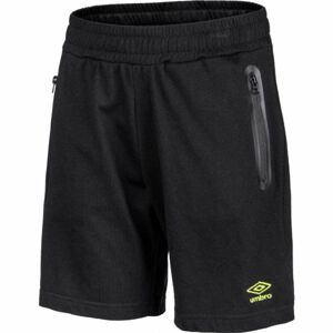 Umbro POTTER Chlapecké šortky, černá, velikost