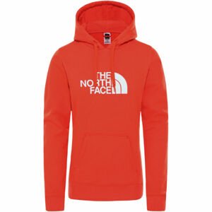 The North Face W DREW PEAK PULLOVER HOODIE Dámská mikina s kapucí, červená, velikost M