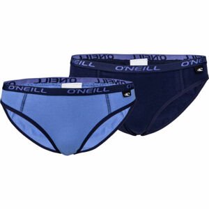 O'Neill WOMEN BIKINI SLIP PLAIN 2-PACK Dámské spodní kalhotky, tmavě modrá, velikost M