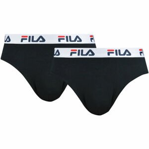 Fila MAN BRIEF 2-PACK Pánské slipy, černá, velikost S