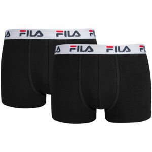 Fila MAN BOXERS 2 PACK Pánské boxerky, černá, velikost XXL