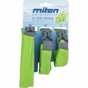 Miton UL DRY BAG 1 2 8L Set tří vodotěsných vaků, světle zelená, velikost UNI