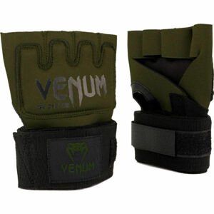 Venum KONTACT GEL GLOVE WRAPS Rukavice, khaki, velikost XL