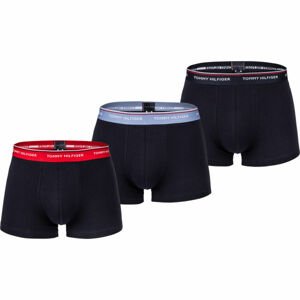 Tommy Hilfiger 3P WB TRUNK Pánské boxerky, tmavě modrá, velikost M