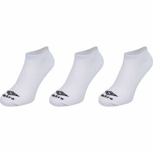 Umbro NO SHOW LINER SOCK 3 PACK Ponožky, bílá, velikost 43-47