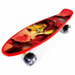 Disney IRON MAN Skateboard, červená, velikost UNI