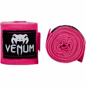 Venum KONTACT BOXING HANDWRAPS 4 M Bandáže, růžová, veľkosť 400