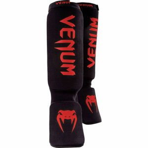 Venum KONTACT SHIN GUARDS Chrániče holení, černá, velikost OS