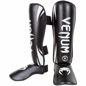 Venum CHALLENGER STANDUP SHIN GUARDS Chrániče holení, černá, velikost