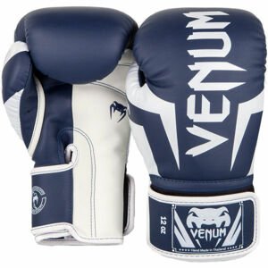 Venum ELITE BOXING GLOVES Boxerské rukavice, tmavě modrá, velikost 14