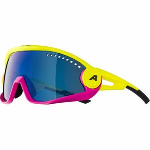 Alpina Sports 5W1NG CM Unisex sluneční brýle, žlutá, velikost UNI
