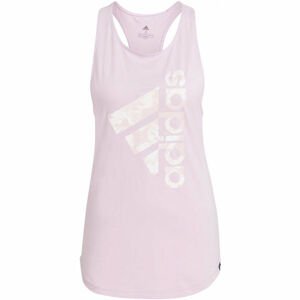 adidas FLORAL G TANK Dámské tílko, růžová, velikost XL