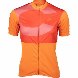 Craft CORE ENDUR ORG Dámský cyklistický dres, oranžová, velikost L