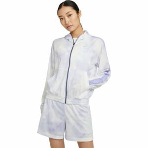 Nike NSW ICN CLSH JKT MESH AOP W Dámská bunda, bílá, velikost L