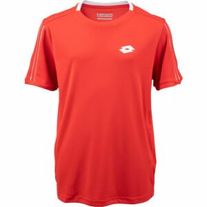 Lotto SQUADRA B II TEE PL Chlapecké tenisové tričko, červená, velikost M