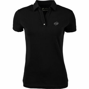 Lotto POLO CLASSICA W II STC JS Dámské polo triko, černá, velikost XL