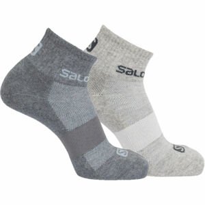 Salomon SOCKS EVASION 2-PACK Ponožky, šedá, velikost 42-44
