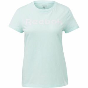 Reebok TRAINING ESSENTIAL GRAPHIC TEE REEBOK READ Dámské tričko, světle modrá, velikost