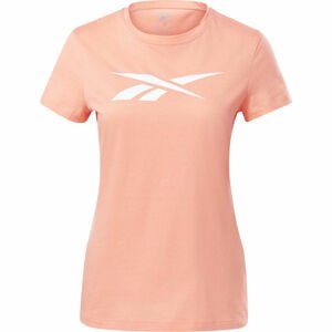 Reebok TRAINING ESSENTIALS VECTOR GRAPHIC TEE Dámské triko, lososová, velikost M