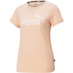 Puma ESS LOGO TEE (S) Dámské triko, růžová, velikost