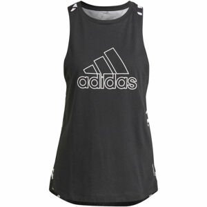 adidas CELEB TANK Dámské sportovní tílko, černá, veľkosť S