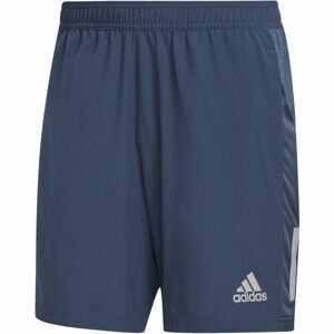 adidas OWN THE RUN SHO Pánské běžecké šortky, tmavě modrá, velikost M