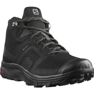 Salomon OUTLINE PRISM MID GTX Pánská treková obuv, černá, veľkosť 44