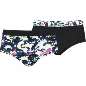 Puma WOMEN PRINTED MINI SHORT 2P Dámské kalhotky, černá, velikost M