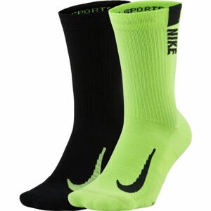 Nike MULTIPLIER MIX Unisexové ponožky, černá, velikost 46-50