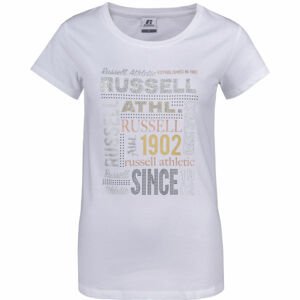 Russell Athletic RUSSELL MIX S/S TEE Dámské tričko, bílá, velikost S