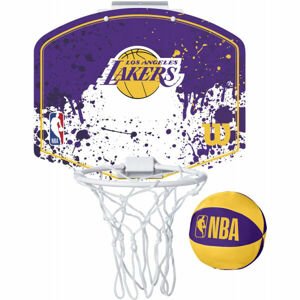 Wilson NBA MINI HOOP LAKERS Mini basketbalový koš, fialová, velikost UNI