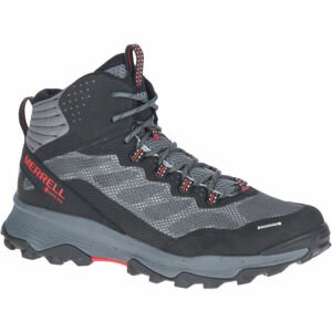 Merrell SPEED STRIKE MID GTX Pánské outdoorové boty, šedá, velikost 43.5