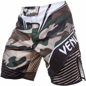 Venum CAMO HERO FIGHTSHORTS Pánské sportovní kraťasy, khaki, velikost S