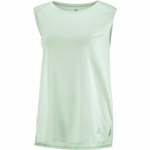 Salomon OUTLINE SUMMER TANK W Dámské tílko, světle zelená, velikost M