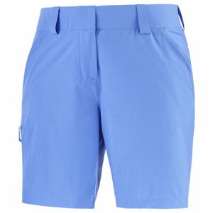 Salomon WAYFARER SHORTS W Dámské šortky, modrá, velikost XS