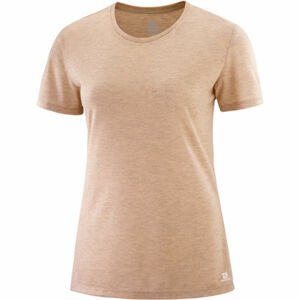 Salomon COMET SHORT SLEEVE TEE W Dámské tričko, lososová, velikost XS