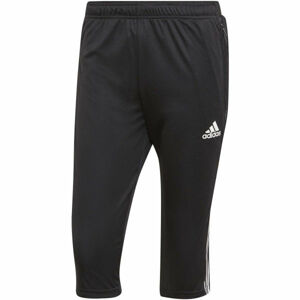adidas TIRO 21 PANTS Pánské fotbalové tepláky ve zkrácené délce, černá, velikost