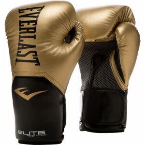 Everlast ELITE TRAINING GLOVES Boxerské rukavice, zlatá, velikost 10