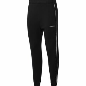 Reebok TRAINING ESSENTIALS PIPING JOGGER Pánské tepláky, černá, velikost