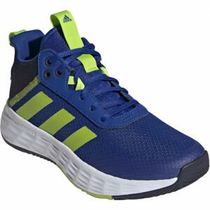 adidas OWNTHEGAME 2.0 K Dětská basketbalová obuv, modrá, velikost 35.5