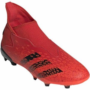 adidas PREDATOR FREAK .3 LL FG J Dětské kopačky, červená, velikost 36